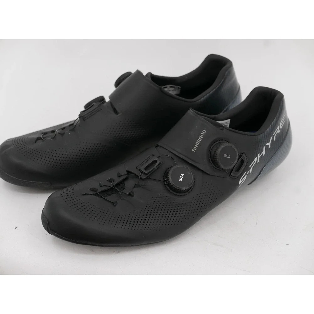 Shimano S-Phyre SHRC903M Road Cycling Shoes Black BOA Carbon 3-Bolt Men's 12